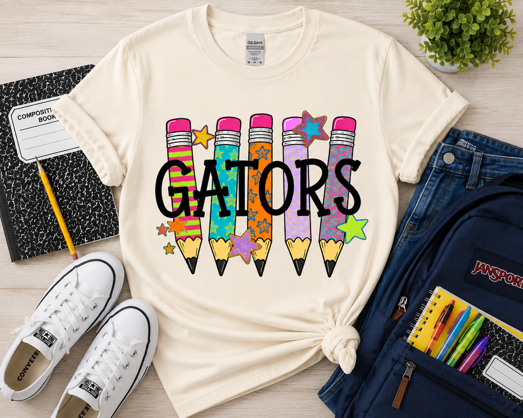 23 Gators Pencils Spirit Wear – Back to School T-shirt & Sweatshirt