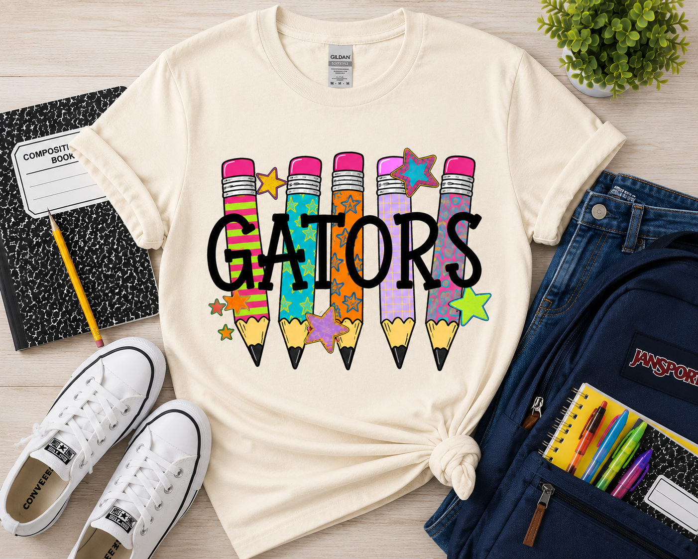 23 Gators Pencils Spirit Wear – Back to School T-shirt & Sweatshirt