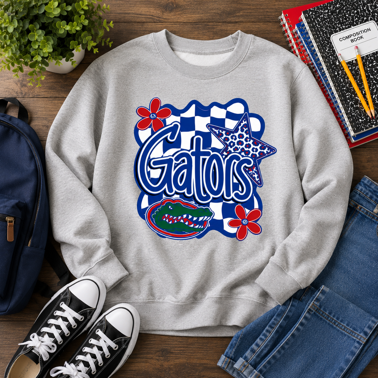 24 Gators Spirit Wear – School Spirit Tee, Long Sleeve & Sweatshirt