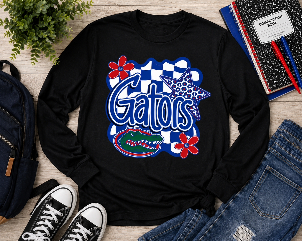 24 Gators Spirit Wear – School Spirit Tee, Long Sleeve & Sweatshirt