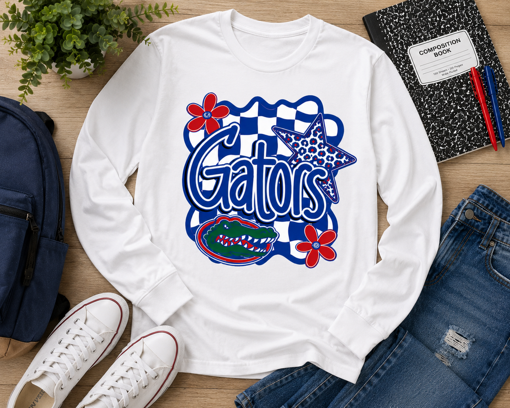 24 Gators Spirit Wear – School Spirit Tee, Long Sleeve & Sweatshirt