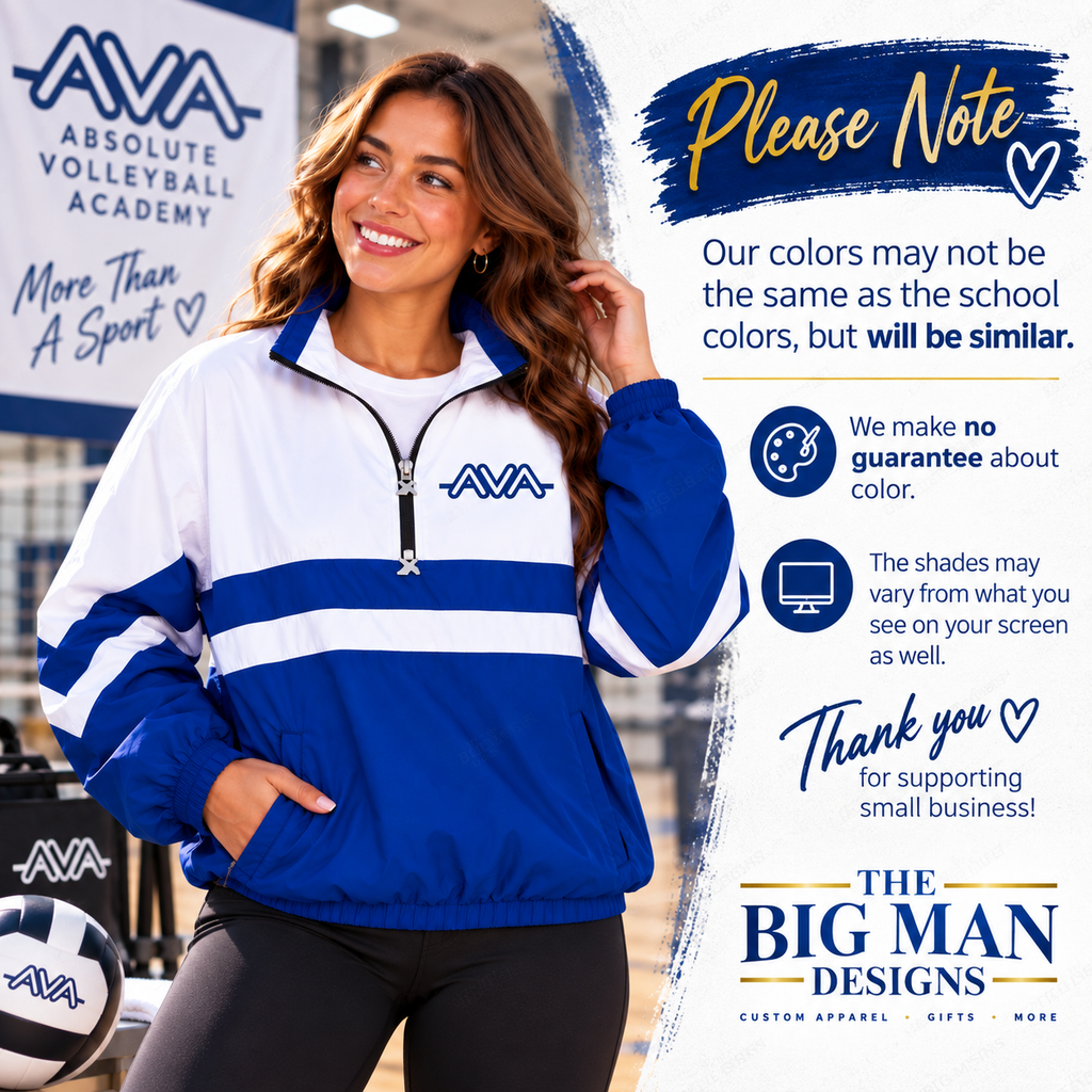 School Spirit Pullover Jacket | Dickinson, Santa Fe, Friendswood, Clear Creek, Clear Springs, Bay Area Christian Academy, Clear Falls, LaMarque, & AVA | S-5XL