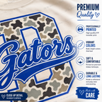 Gators Camo Spirit T-Shirt | DTF Printed School Spirit Wear