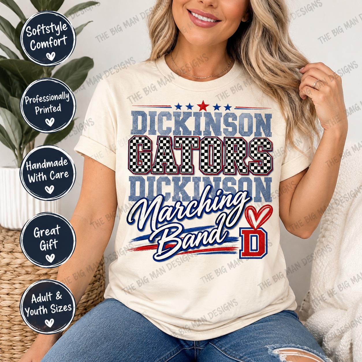 Dickinson Gators Marching Band Shirt 2 | DTF Printed