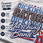 Dickinson Gators Marching Band Shirt 2 | DTF Printed