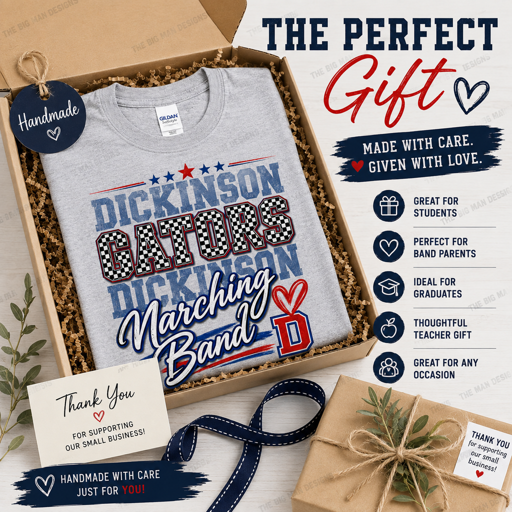 Dickinson Gators Marching Band Shirt 2 | DTF Printed