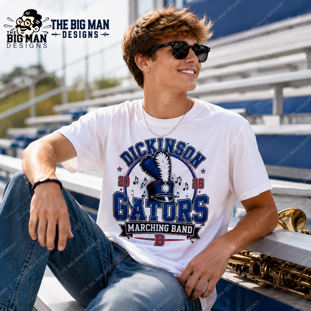 Dickinson Gators Marching Band Shirt 1 | DTF Printed
