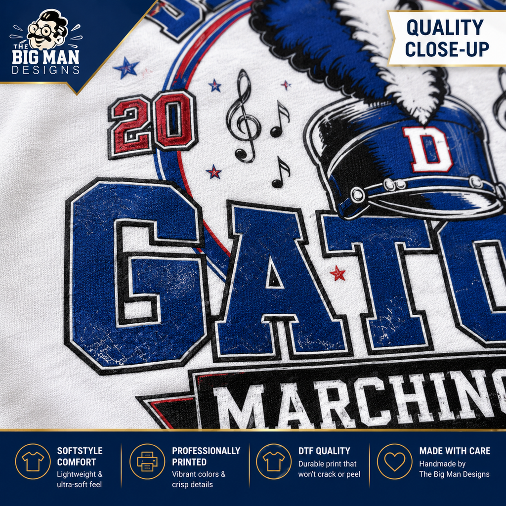 Dickinson Gators Marching Band Shirt 1 | DTF Printed