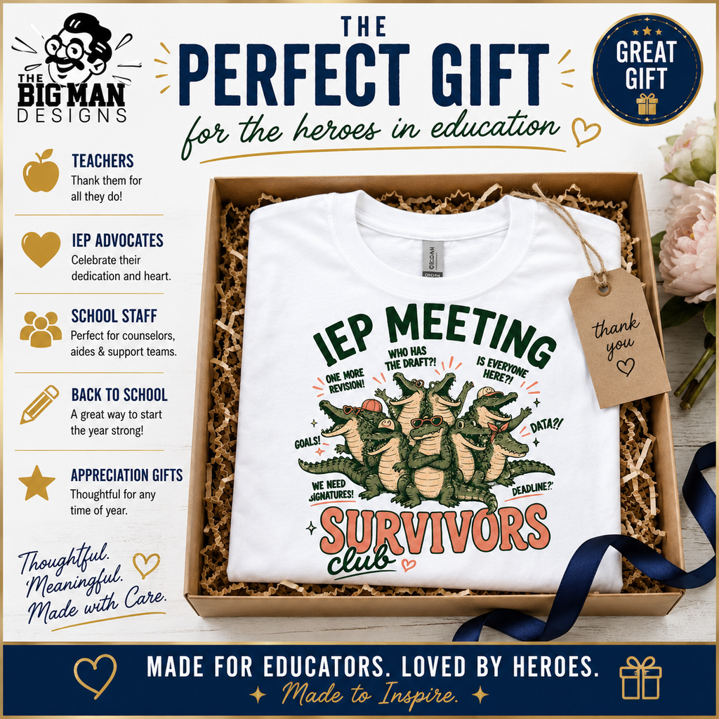 IEP Meeting Survivors Club Shirt | DTF Printed