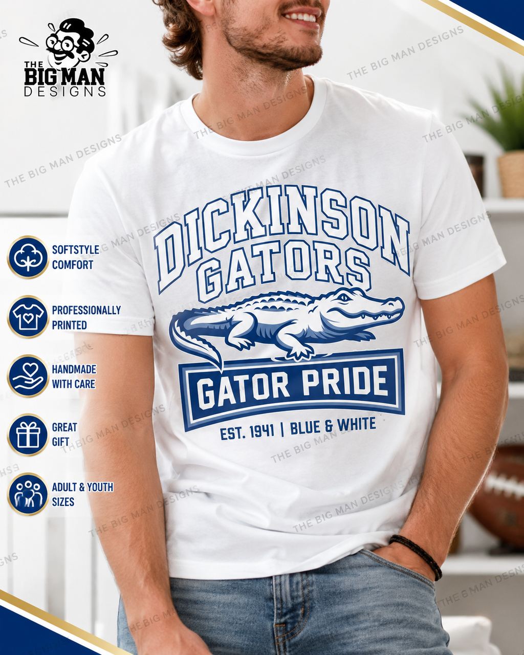 Dickinson Gators Gator Pride Shirt | DTF Printed