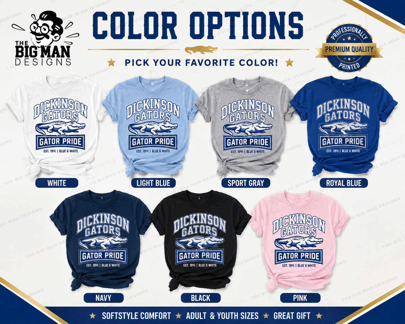 Dickinson Gators Gator Pride Shirt | DTF Printed