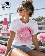 Pink Out Football Shirt | DTF Printed