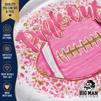 Pink Out Football Shirt | DTF Printed