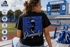 Dickinson Diamonds Drill Team Shirt 7 | Front & Back Design | DTF Printed