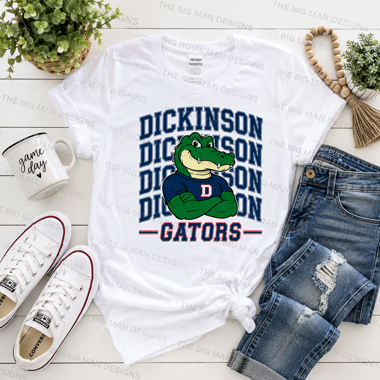 5 Dickinson Gators Spirit Tee | School Spirit T-Shirt