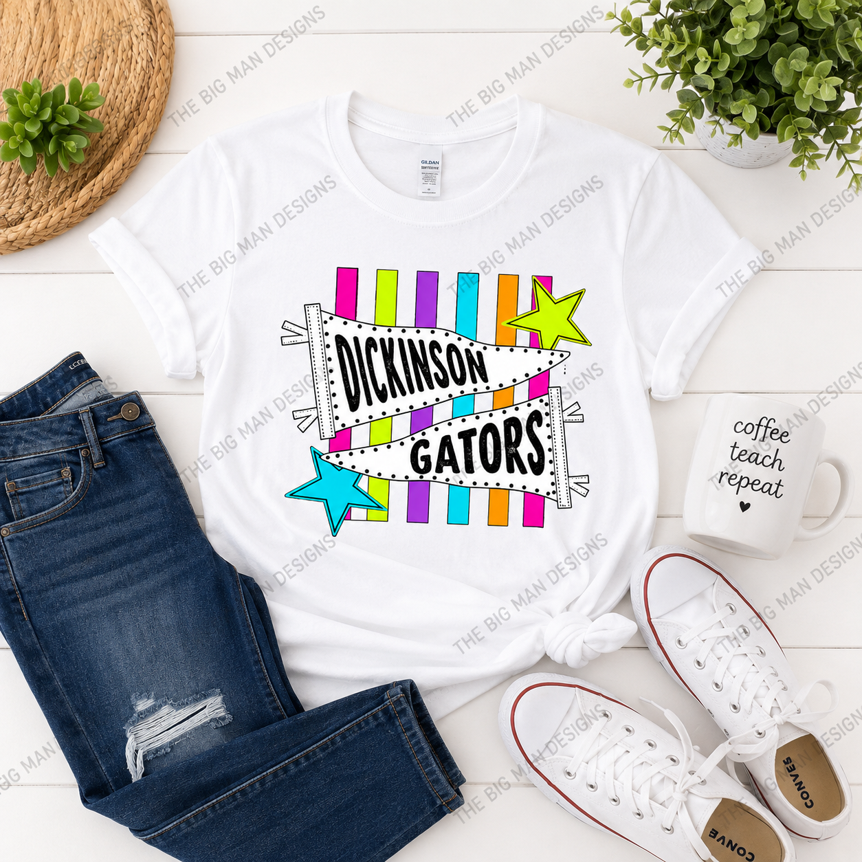 22 Dickinson Gators Pennant Spirit Tee