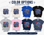 24 Gators Checkerboard Spirit Tee | DTF Printed Shirt