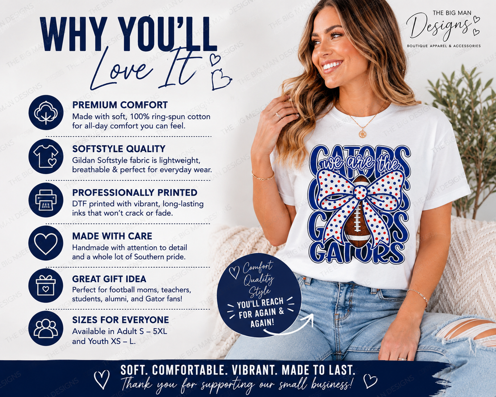 66 We Are the Gators Spirit Tee | DTF Printed Shirt