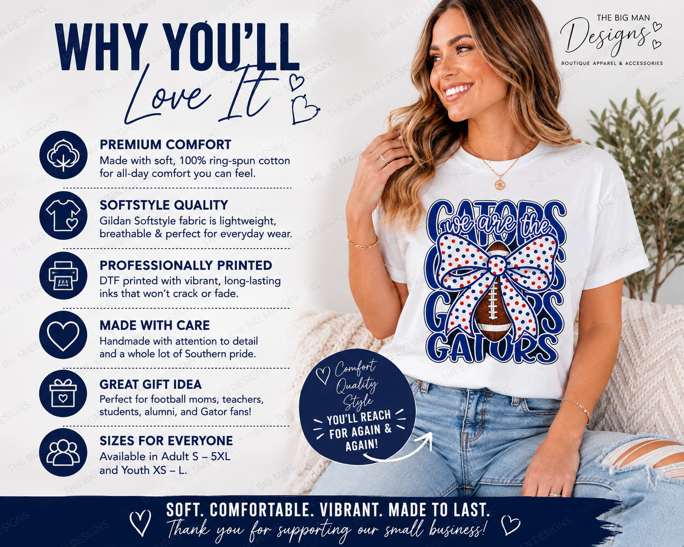 66 We Are the Gators Spirit Tee | DTF Printed Shirt