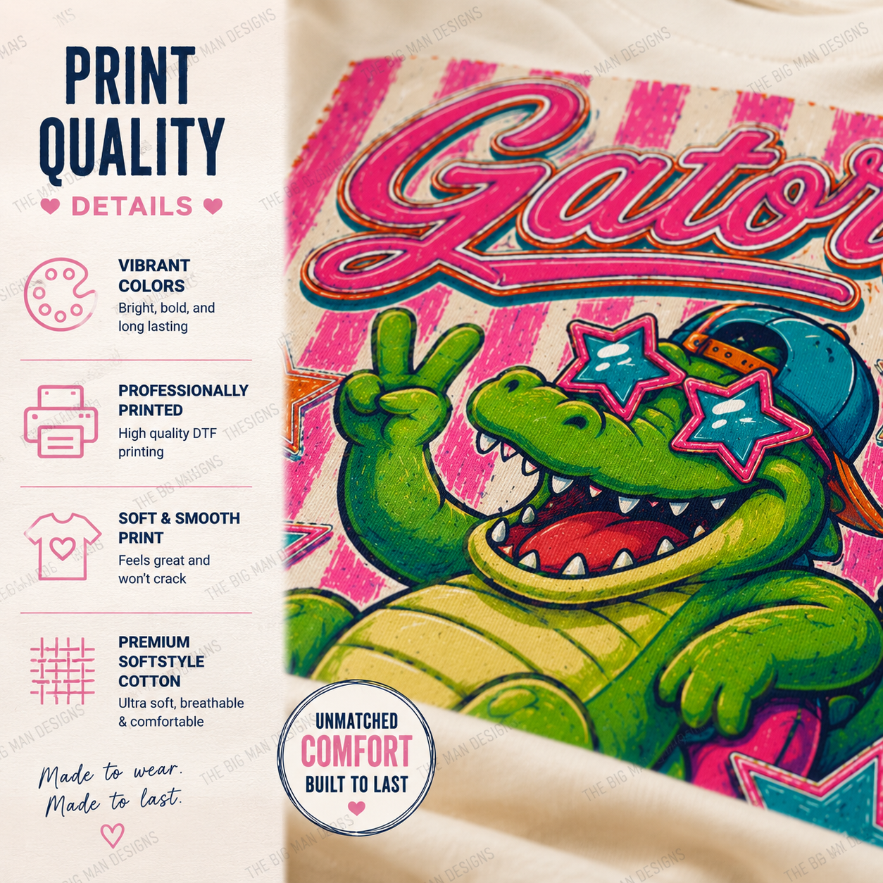 72 Gators Vintage Vibes Graphic Tee | DTF Printed