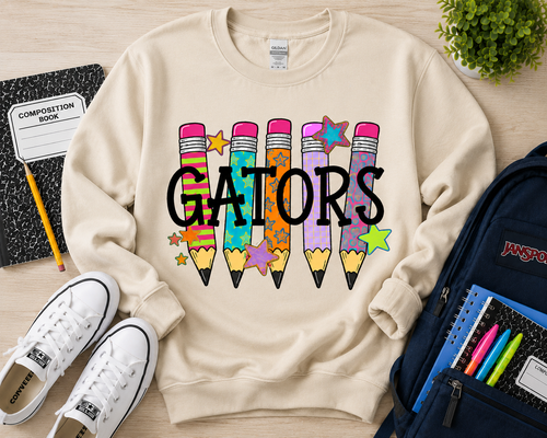 Gators Pencils T-Shirt in White