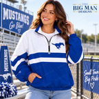 School Spirit Pullover Jacket | Dickinson, Santa Fe, Friendswood, Clear Creek, Clear Springs, Bay Area Christian Academy, Clear Falls, LaMarque, & AVA | S-5XL