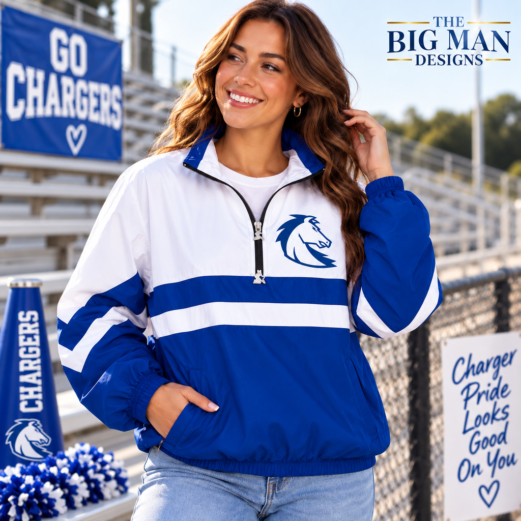 School Spirit Pullover Jacket | Dickinson, Santa Fe, Friendswood, Clear Creek, Clear Springs, Bay Area Christian Academy, Clear Falls, LaMarque, & AVA | S-5XL