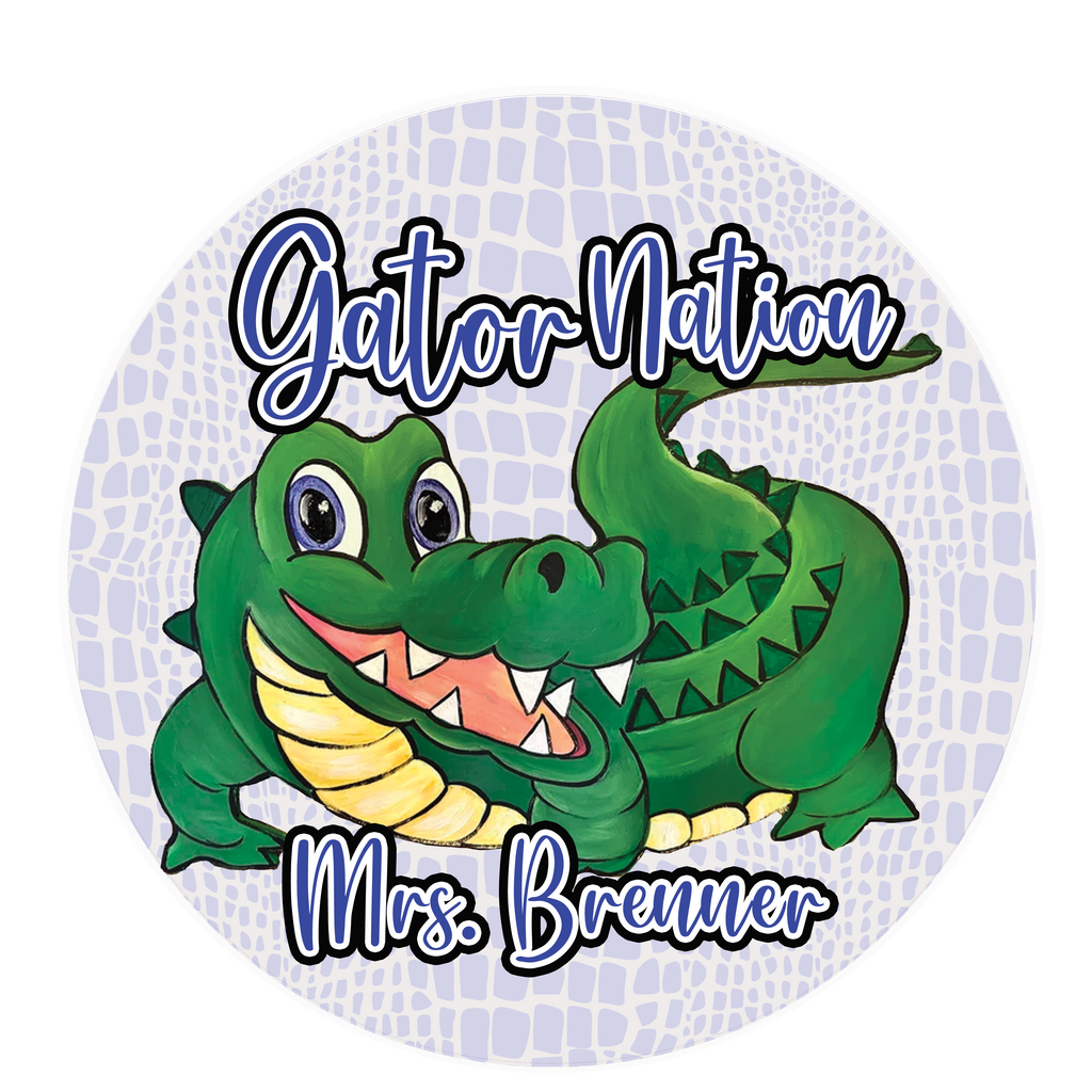 Go Gators Wood Sign
