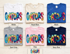 33 Gators Tie-Dye Spirit T-Shirt | DTF Printed