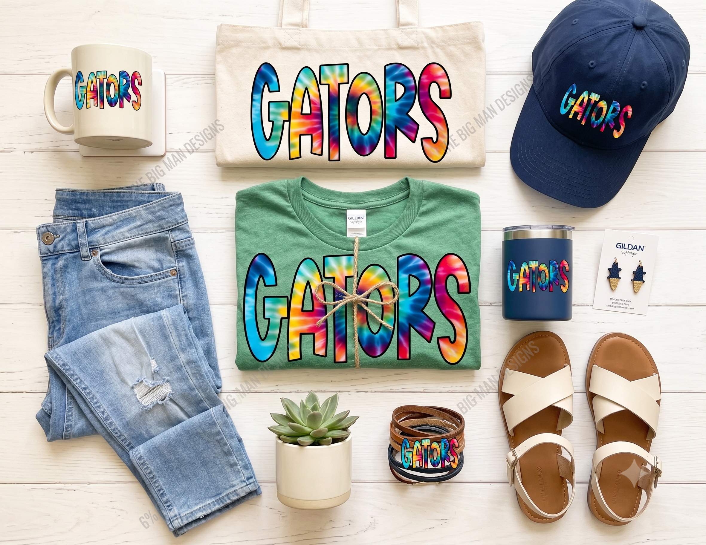 33 Gators Tie-Dye Spirit T-Shirt | DTF Printed