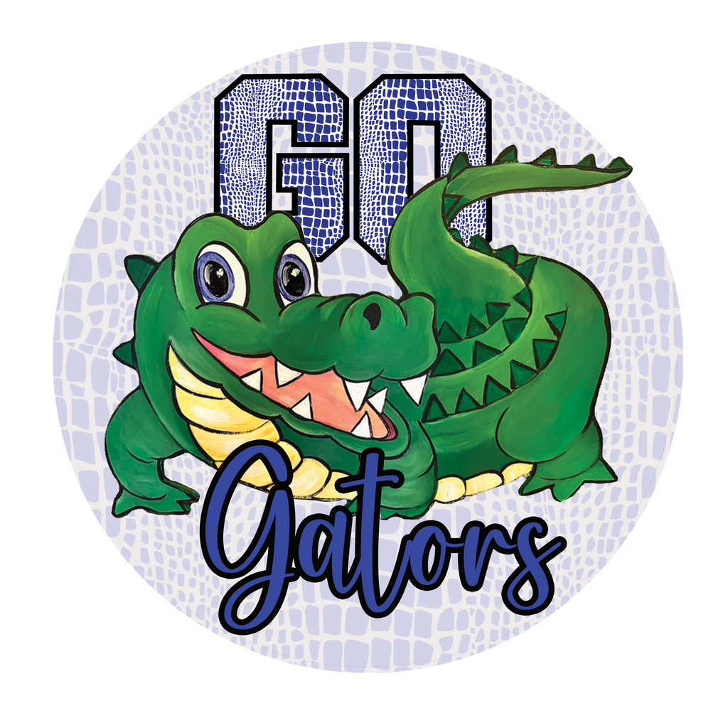 Go Gators Wood Sign