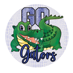 Go Gators Wood Sign