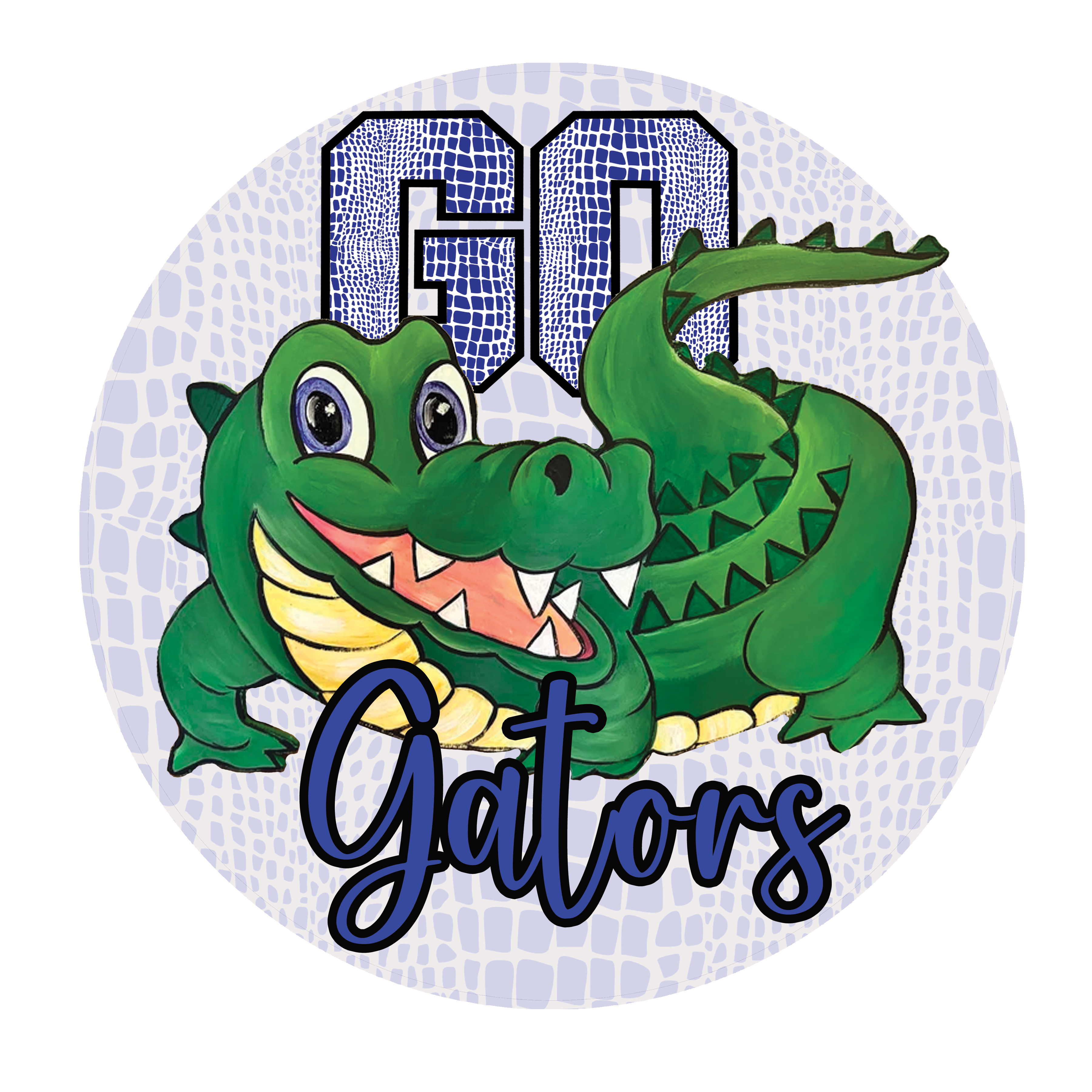 Go Gators Wood Sign