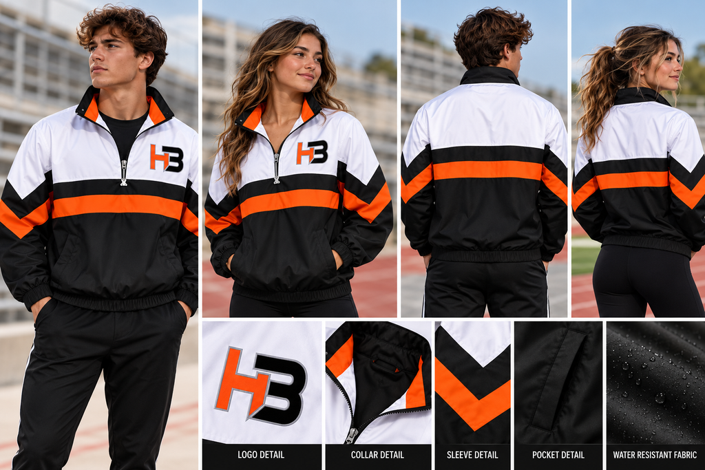 School Spirit Pullover Jacket | Bengals | S-5XL