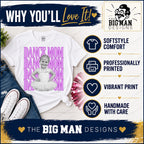 Dance Mom photo shirt benefits: Softstyle comfort, professionally printed, vibrant print and handmade with care