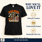 Dead Inside Still Providing Services Halloween shirt, benefits, The Big Man Designs