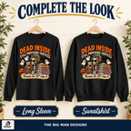 Dead Inside Still Providing Services Halloween shirt, long sleeve sweatshirt, The Big Man Designs