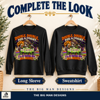 Double Double Toil and Fright Halloween shirt, long sleeve sweatshirt, The Big Man Designs