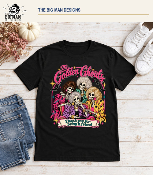 The Golden Ghouls boutique-flat-lay by The Big Man Designs