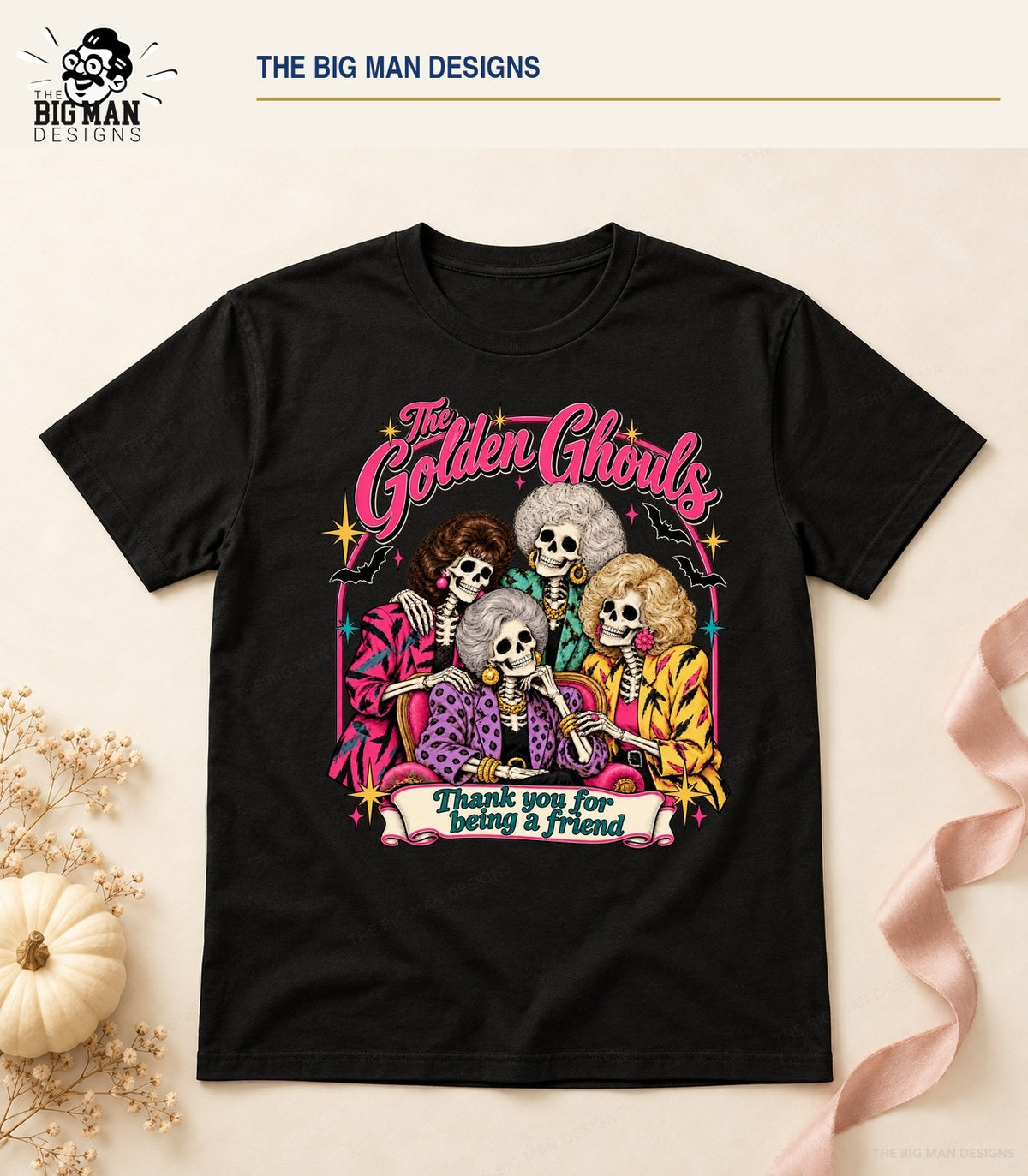 The Golden Ghouls hero by The Big Man Designs