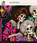 The Golden Ghouls print-close-up by The Big Man Designs