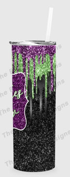 Halloween witches brew skinny tumbler