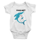 Shark Feed Me Gerber Onesie - Cute Baby Bodysuit