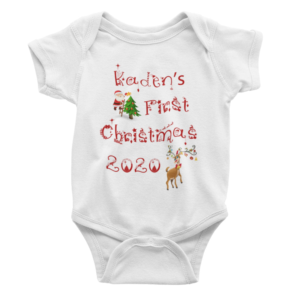 Baby's First Christmas Bodysuit/ Onesie