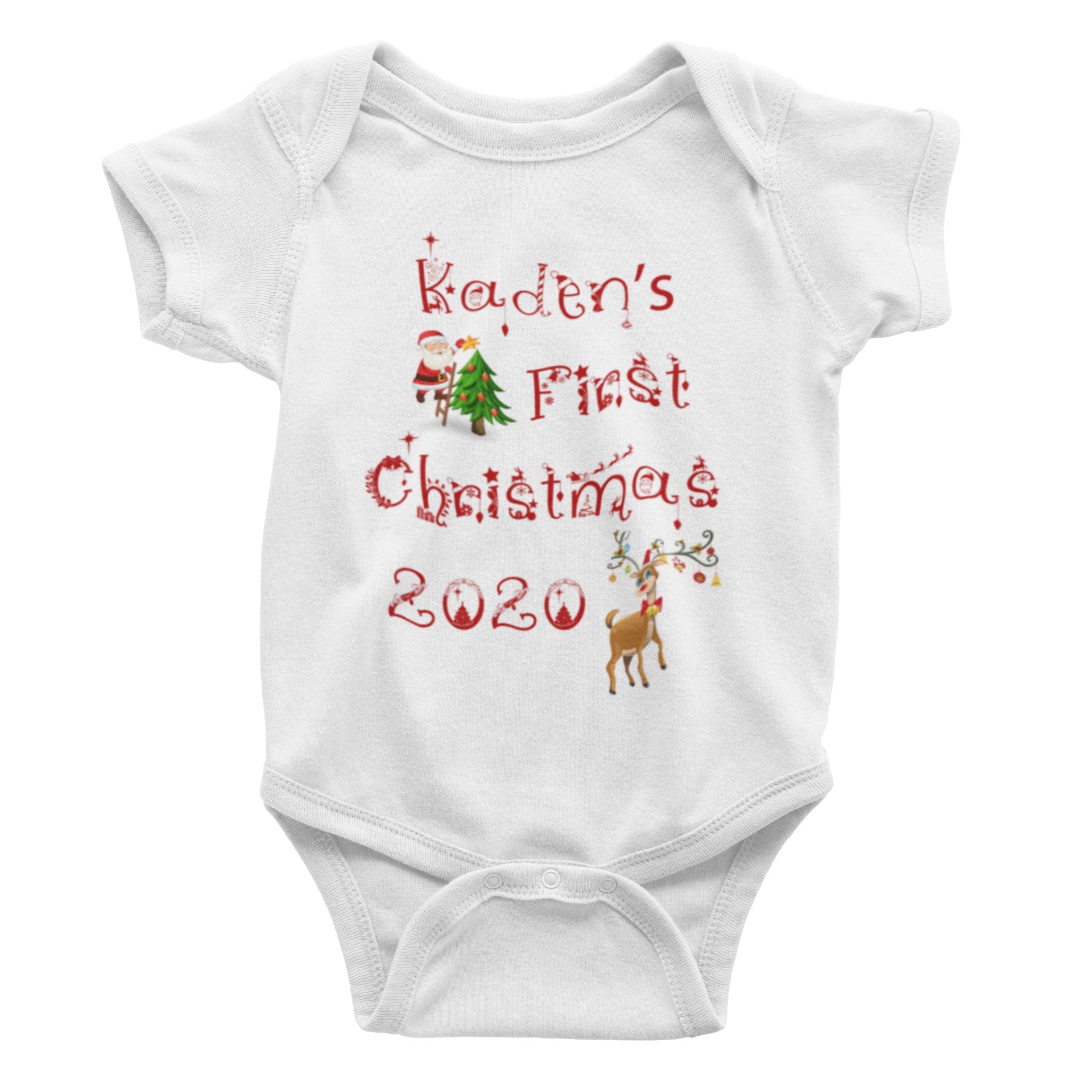 Baby's First Christmas Bodysuit/ Onesie