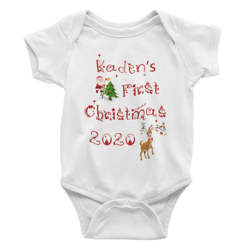 Baby's First Christmas Bodysuit/ Onesie