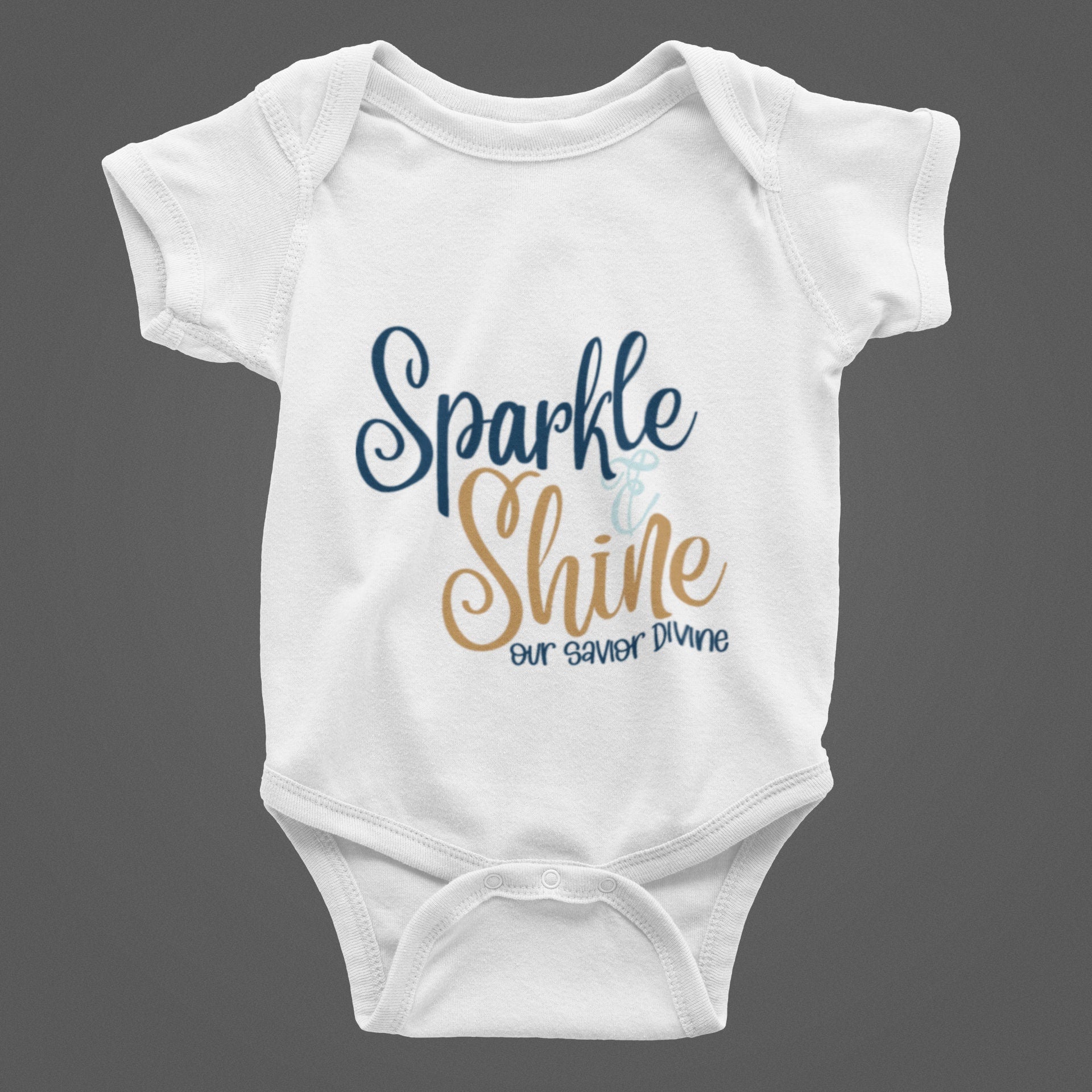 Plaid Baby Christmas Baby Bodysuit/ Onesie