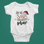 Adorable Christmas Baby Bodysuit: "Who Needs to be Good?"