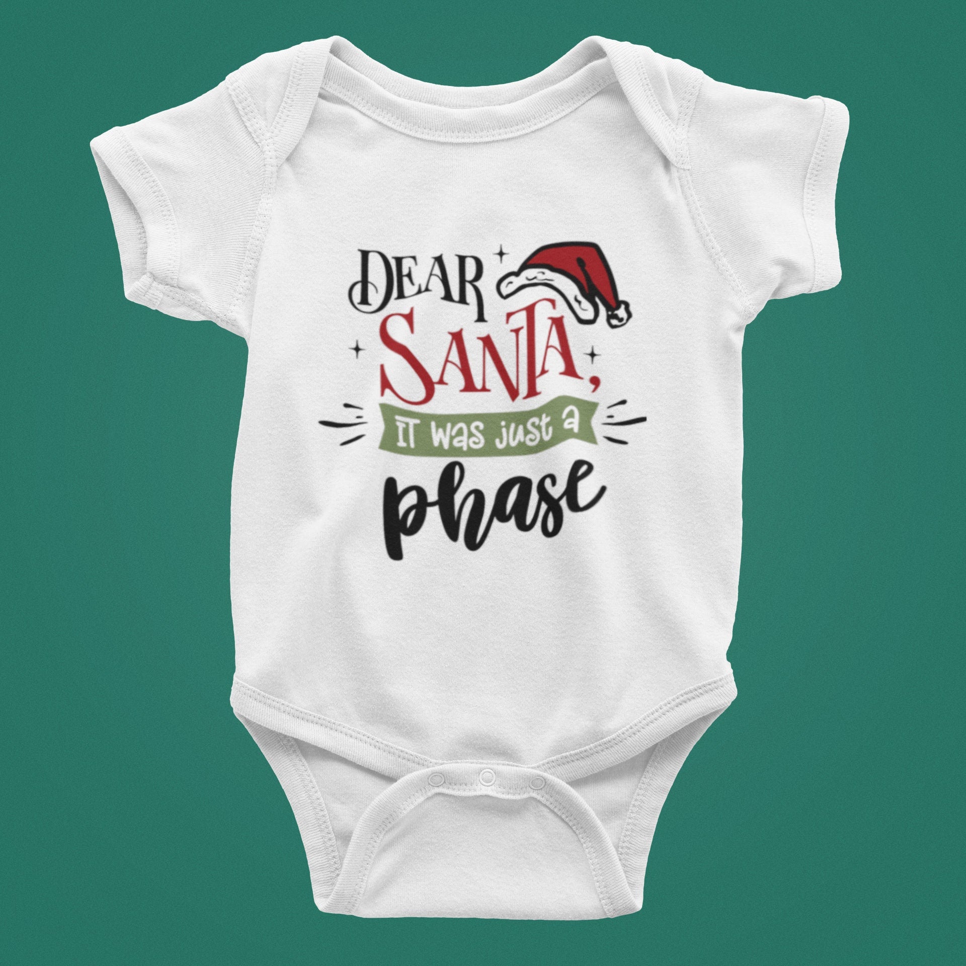 Adorable Christmas Baby Bodysuit: "Who Needs to be Good?"