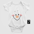 Snowman Face Christmas Baby Bodysuit/Onesie